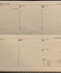 Alternative view of Coupon 🔔 Ryam Zakagenda 2023 - Memoplan 7 Harde Kaft HORIZONTAAL ZWART (16.9cm X 8,1cm) 🤩