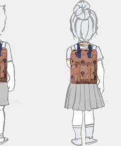 Alternative view of Begroting ✨ Fresk Kinderrugzak / Rugtas / Schooltas - Fresk - 6 Liter - Bruin ✨