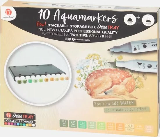 Korting ⌛ Deco Time Decotime Aquamarkers 50 Stuks - 50 Twinmarkers - 50 Waterverstiften - Professionle Stiften - With New Clors - Professionele Twinmarkers 50 Pieces - Kleuren Op Nummer - Handlettering - Kleuren - Stiften - Kleurstiften 🔥 3 Korting ⌛ Deco Time Decotime Aquamarkers 50 Stuks - 50 Twinmarkers - 50 Waterverstiften - Professionle Stiften - With New Clors - Professionele Twinmarkers 50 Pieces - Kleuren Op Nummer - Handlettering - Kleuren - Stiften - Kleurstiften 🔥