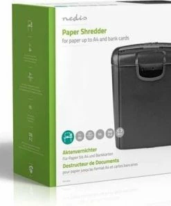Top 10 🔔 Nedis A4 Papier Versnipperaar - Papierversnipperaar Voor Thuis Of Kantoor - Papiervernietiger 🔥 -A-journal shop 550x480 2