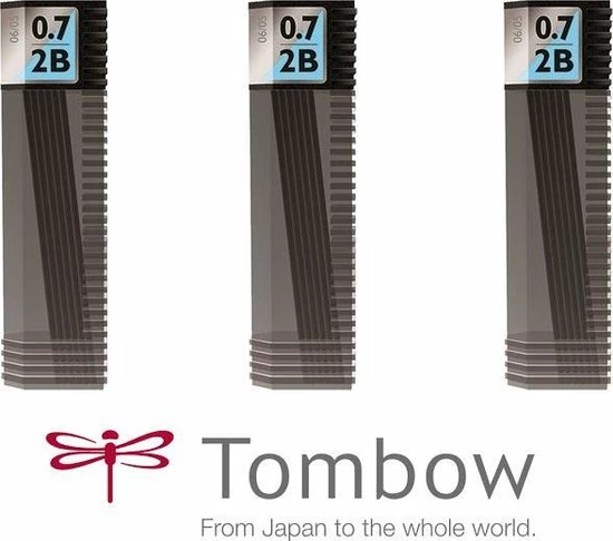Nieuw π Tombow Mono Lead Vulpotlood Vulling 0,7 Mm 2B - 3 Stuks - Japanse Kwaliteit | Potloodstift | 3x12= 36 Stiftjes - Vulpotlood - Potloodvullingen 0.7 Mm - Navulling - Vullingen π 3 Nieuw π Tombow Mono Lead Vulpotlood Vulling 0,7 Mm 2B - 3 Stuks - Japanse Kwaliteit | Potloodstift | 3x12= 36 Stiftjes - Vulpotlood - Potloodvullingen 0.7 Mm - Navulling - Vullingen π