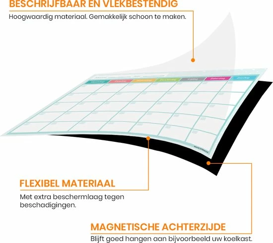 Gloednieuw ๐ Brute Strength - Magnetisch Weekplanner Whiteboard (5) - A3 - Planbord - Familieplanner - Gezinsplanner - To Do Planner ๐ 7 Gloednieuw ๐ Brute Strength - Magnetisch Weekplanner Whiteboard (5) - A3 - Planbord - Familieplanner - Gezinsplanner - To Do Planner ๐ - Afbeelding 5