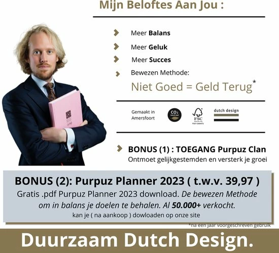 Beste recensies van ❤️ Clen Verkleij Purpuz Planner 2023 Agenda - Organizer - Behaal Je Doelen 🎉 10 Beste recensies van ❤️ Clen Verkleij Purpuz Planner 2023 Agenda - Organizer - Behaal Je Doelen 🎉 - Afbeelding 8