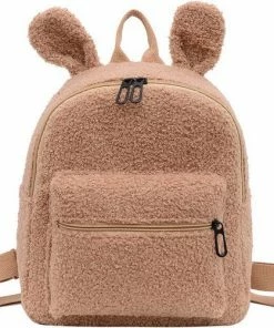 Beste deal 🧨 MINIIYOU Konijnen Teddy Rugzak - Bruin ✔️