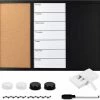 Coupon 🎁 HMerch 3-in-1 Weekplanner Magneetbord En Prikbord - Whiteboard En Krijtbord Voor Gezin / Familie - Familieplanner 2023 - To Do Planner Memobord - Maandplanner - Voor Volwassenen En Kinderen 🧨 -A-journal shop 550x512 2