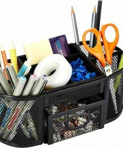 Begroting 🎁 Buxibo Pennenbak Met 9 Vakken - Pennenhouder/Desk/Bureau/Organizer - Mesh - Pennenbakje Met Lade - Zwart 🎁 11 Begroting 🎁 Buxibo Pennenbak Met 9 Vakken - Pennenhouder/Desk/Bureau/Organizer - Mesh - Pennenbakje Met Lade - Zwart 🎁 -A-journal shop 550x521 2
