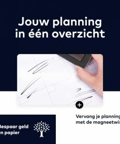 Alternative view of Begroting 👏 Remitzy Magnetische Weekplanner Whiteboard Set - Planners Voor De Koelkast - Maandplanner - Familieplanner - Planbord - Gezinsplanner 🌟