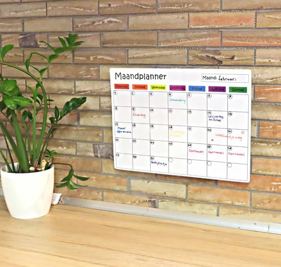 Begroting ๐ Remitzy Magnetische Weekplanner Whiteboard Set - Planners Voor De Koelkast - Maandplanner - Familieplanner - Planbord - Gezinsplanner ๐ 9 Begroting ๐ Remitzy Magnetische Weekplanner Whiteboard Set - Planners Voor De Koelkast - Maandplanner - Familieplanner - Planbord - Gezinsplanner ๐ - Afbeelding 7