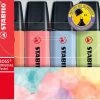 Beste deal 👍 STABILO BOSS ORIGINAL Pastel - Markeerstift - Markeren Met Pastelkleuren - Etui Met 4 Kleuren ✔️ -A-journal shop 550x525 2