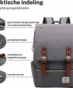 Uitgang ๐ ZILOU® Rugtas - Rugzak - 20-35 Liter - 16" Laptopvak - School - Werk - Reizen - Grijs ๐คฉ 15 Uitgang ๐ ZILOU® Rugtas - Rugzak - 20-35 Liter - 16" Laptopvak - School - Werk - Reizen - Grijs ๐คฉ -A-journal shop 550x527 2
