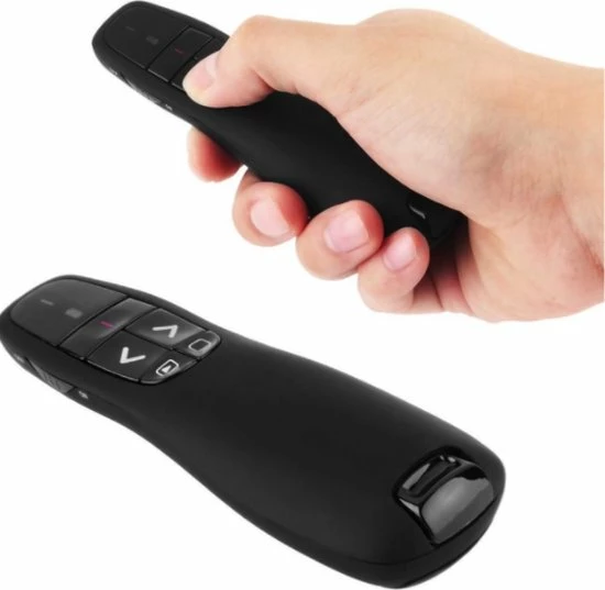 Kopen 😉 Exclusive By TW Draadloze Presenter - Presentatie Klikker - Wireless Presenter - Powerpoint Afstandsbediening - Laser Pointer - Draadloos - USB - Zwart 🎁 7 Kopen 😉 Exclusive By TW Draadloze Presenter - Presentatie Klikker - Wireless Presenter - Powerpoint Afstandsbediening - Laser Pointer - Draadloos - USB - Zwart 🎁 - Afbeelding 5