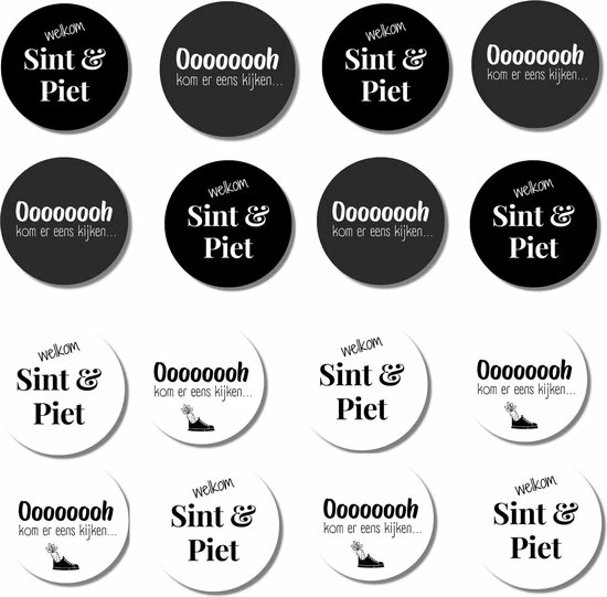 Korting ๐ Merkloos Inpakpapier Stevig Cadeaupapier Sinterklaas Kraft - Wit Zwart - Stickers Zakjes ๐งจ 6 Korting ๐ Merkloos Inpakpapier Stevig Cadeaupapier Sinterklaas Kraft - Wit Zwart - Stickers Zakjes ๐งจ - Afbeelding 4