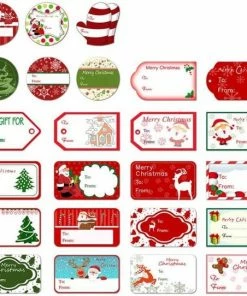 Alternative view of Top 10 🥰 Ardran & Tookar Kerst Stickers - Cadeauversiering - Cadeaulabels - Kado Naam Tags - Etiketten Mix - 24 Stuks ⌛