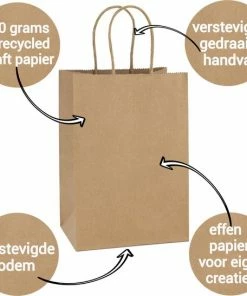 Groothandel 🔔 LOVV-Papieren Tasjes -Cadeautasjes-Cadeauzakjes-voor Sinterklaas En Kerst-50 Stuks-Bruin-Incl 50 Stickers Twv 9,95-18+8x24 Cm ⭐ 15 Groothandel 🔔 LOVV-Papieren Tasjes -Cadeautasjes-Cadeauzakjes-voor Sinterklaas En Kerst-50 Stuks-Bruin-Incl 50 Stickers Twv 9,95-18+8x24 Cm ⭐ -A-journal shop 550x547 11