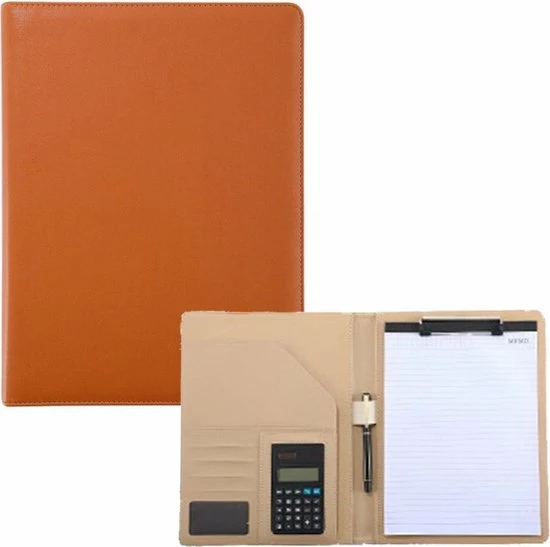 Beste Pirce 🥰 Flokoo Conferentiemap - Bruin - Luxe Schrijfmap Opbergmap A4 - Inclusief Notitieblok, Penhouder & Pasjeshouder 😀 3 Beste Pirce 🥰 Flokoo Conferentiemap - Bruin - Luxe Schrijfmap Opbergmap A4 - Inclusief Notitieblok, Penhouder & Pasjeshouder 😀