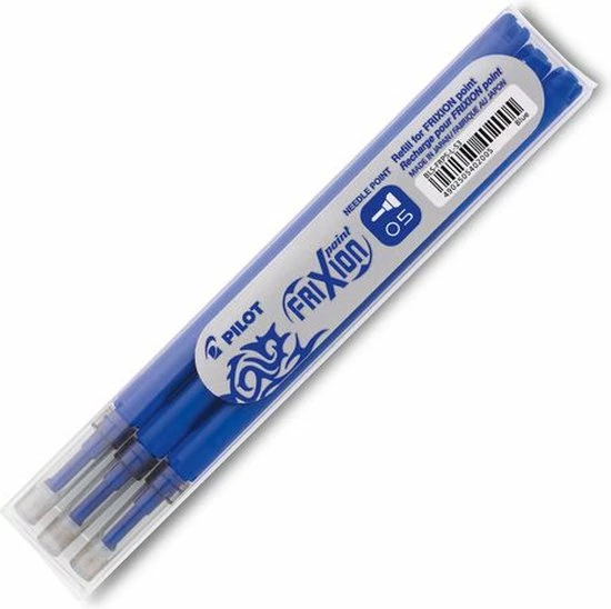 Korting ๐ Pilot Vullingen - Frixion Ball En Frixion Click - Blauw 0.5mm Point - 3 Stuks ๐ 5 Korting ๐ Pilot Vullingen - Frixion Ball En Frixion Click - Blauw 0.5mm Point - 3 Stuks ๐ - Afbeelding 3