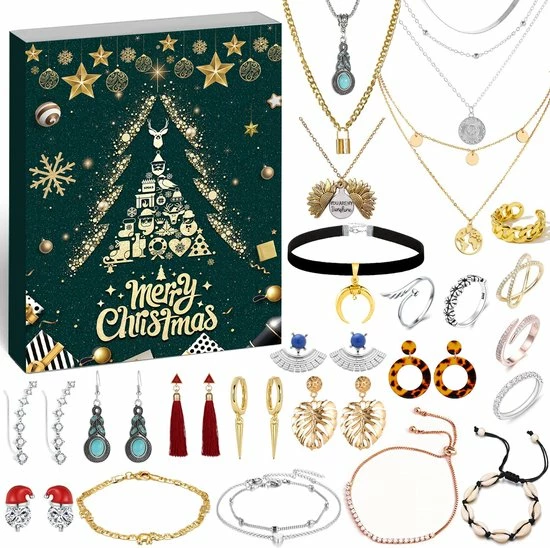 Coupon ⌛ Merkloos Adventskalender 2021 - Kerstkalender - Luxe Aftelkalender - Sieraden - Kerstmis - Dames - Oorbellen - Kettingen - 24 Dagen Kalender 👏 3 Coupon ⌛ Merkloos Adventskalender 2021 - Kerstkalender - Luxe Aftelkalender - Sieraden - Kerstmis - Dames - Oorbellen - Kettingen - 24 Dagen Kalender 👏