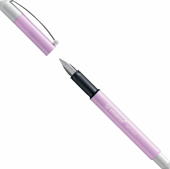 Hete verkoop 🥰 STABILO BeCrazy! - Vulpen - Pastel Lila/Wit + 1 Inkt Cartridge Blauw 🥰 3 Hete verkoop 🥰 STABILO BeCrazy! - Vulpen - Pastel Lila/Wit + 1 Inkt Cartridge Blauw 🥰