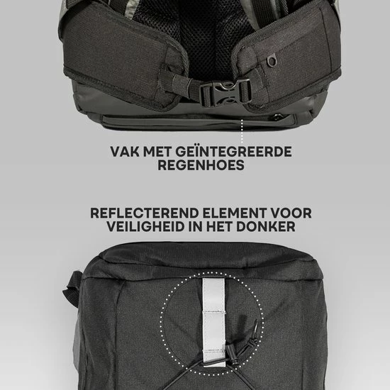 Beste Pirce ๐ฅฐ BAKBAGS Sport Rugzak | Daypack 25 Liter Met Vak Voor Waterzak | Inclusief Regenhoes | Gerecycled Polyester ๐ 8 Beste Pirce ๐ฅฐ BAKBAGS Sport Rugzak | Daypack 25 Liter Met Vak Voor Waterzak | Inclusief Regenhoes | Gerecycled Polyester ๐ - Afbeelding 6