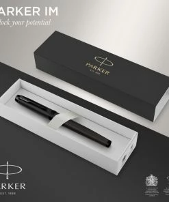 Alternative view of Beste Pirce 🎁 Parker IM-rollerbalpen | Matzwart Met Zwarte Afwerking | Fijne Punt Met Navulling Met Zwarte Inkt | Geschenkverpakking 💯