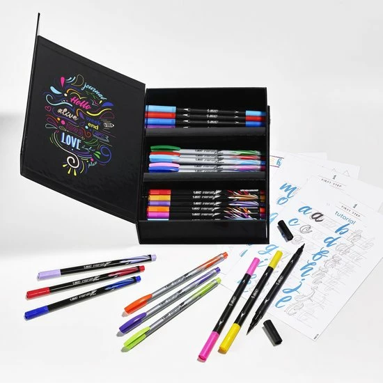 Gloednieuw ๐ BIC My Handlettering Set - Mijn Luxe Schrijf Geschenkdoos ๐ 6 Gloednieuw ๐ BIC My Handlettering Set - Mijn Luxe Schrijf Geschenkdoos ๐ - Afbeelding 4