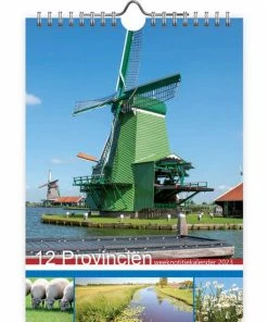 Beste deal โญ Diverse Week Kalender - 2023 - 12 Provinciën - 16,5x23cm ๐