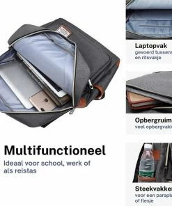 Uitgang ๐ ZILOU® Rugtas - Rugzak - 20-35 Liter - 16" Laptopvak - School - Werk - Reizen - Grijs ๐คฉ 16 Uitgang ๐ ZILOU® Rugtas - Rugzak - 20-35 Liter - 16" Laptopvak - School - Werk - Reizen - Grijs ๐คฉ -A-journal shop 550x550 189