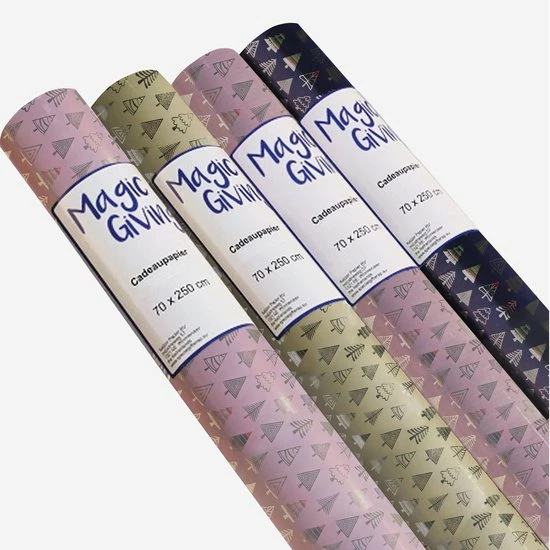 Flash-uitverkoop 🎁 Bellatio Decorations 3x Rollen Kerst Inpakpapier/cadeaupapier Roze/gouden Bomen 2,5 X 0,7 Cm - Luxe Papier Kwaliteit Kerstpapier - Kerstmis 🔥 4 Flash-uitverkoop 🎁 Bellatio Decorations 3x Rollen Kerst Inpakpapier/cadeaupapier Roze/gouden Bomen 2,5 X 0,7 Cm - Luxe Papier Kwaliteit Kerstpapier - Kerstmis 🔥 - Afbeelding 2