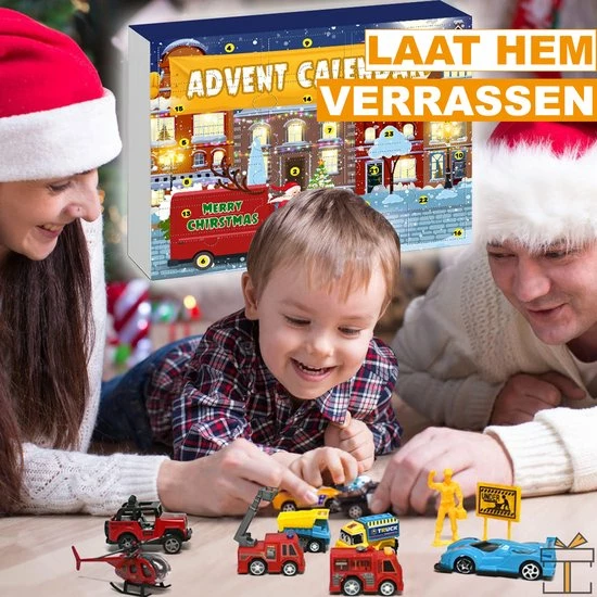 Korting ❤️ Happyment® Adventskalender Kinderen 2022 - Inclusief Speelmat - Auto Liefhebber - 24 Stuks - Black Friday - Kerstcadeau 🤩 5 Korting ❤️ Happyment® Adventskalender Kinderen 2022 - Inclusief Speelmat - Auto Liefhebber - 24 Stuks - Black Friday - Kerstcadeau 🤩 - Afbeelding 3