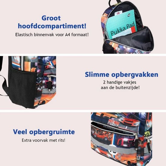 Uitgang ๐ Cabin Max CabinMax Rugzak - Rugtas - Schooltas - Emoji - A4 Formaat - Lichtgewicht ๐ 5 Uitgang ๐ Cabin Max CabinMax Rugzak - Rugtas - Schooltas - Emoji - A4 Formaat - Lichtgewicht ๐ - Afbeelding 3