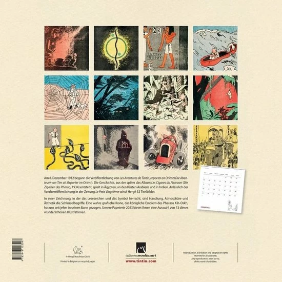 Beste deal 🧨 Hergé Moulinsart - Kuifje Kalender 2023 🤩 4 Beste deal 🧨 Hergé Moulinsart - Kuifje Kalender 2023 🤩 - Afbeelding 2