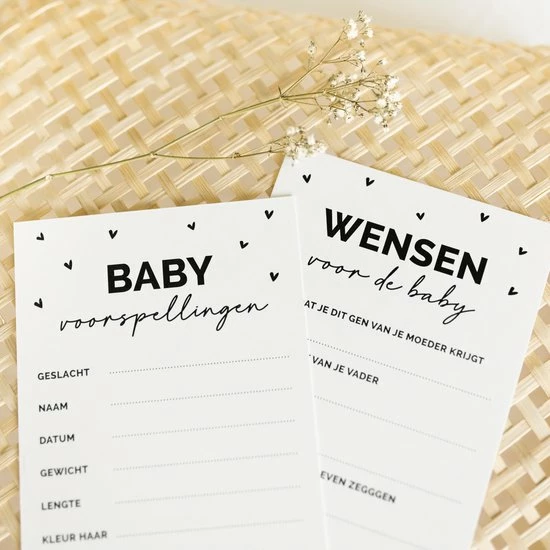 Promo ๐ Weliketolove 25x Hippe Babyshower Invulkaarten (A6 Formaat) - Babyshower Cadeau - Jongen - Meisje - Neutraal - Zwart En Wit - Wenskaarten - Babyshower Invulkaarten Meisje - Babyshower Invulkaarten Jongen โค๏ธ 11 Promo ๐ Weliketolove 25x Hippe Babyshower Invulkaarten (A6 Formaat) - Babyshower Cadeau - Jongen - Meisje - Neutraal - Zwart En Wit - Wenskaarten - Babyshower Invulkaarten Meisje - Babyshower Invulkaarten Jongen โค๏ธ - Afbeelding 9