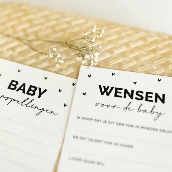 Promo ๐ Weliketolove 25x Hippe Babyshower Invulkaarten (A6 Formaat) - Babyshower Cadeau - Jongen - Meisje - Neutraal - Zwart En Wit - Wenskaarten - Babyshower Invulkaarten Meisje - Babyshower Invulkaarten Jongen โค๏ธ 14 Promo ๐ Weliketolove 25x Hippe Babyshower Invulkaarten (A6 Formaat) - Babyshower Cadeau - Jongen - Meisje - Neutraal - Zwart En Wit - Wenskaarten - Babyshower Invulkaarten Meisje - Babyshower Invulkaarten Jongen โค๏ธ - Afbeelding 12