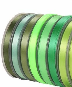 Alternative view of Beste Verkoop 🎉 Merkloos Satijn Lint 22mm (2,2cm) | Satijnlint | Donker Groen (587) | Luxe Dubbelzijdige Kwaliteit | Cadeau Lint | Kerstlint | Rol Van 22,85 Meter 👏