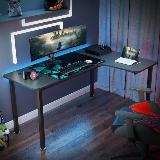 Goedkoop 🛒 Eureka Ergonomic L01 60" Gaming Desk - Right 🌟 5 Goedkoop 🛒 Eureka Ergonomic L01 60" Gaming Desk - Right 🌟 - Afbeelding 3