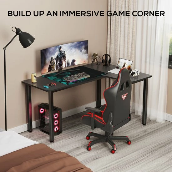 Goedkoop 🛒 Eureka Ergonomic L01 60" Gaming Desk - Right 🌟 6 Goedkoop 🛒 Eureka Ergonomic L01 60" Gaming Desk - Right 🌟 - Afbeelding 4