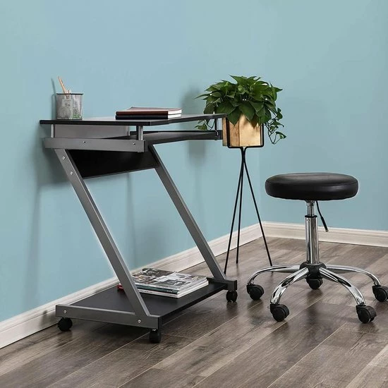 Coupon 😉 Hoppa! Computertafel Bureau Op Wielen - Verrijdbaar Computerbureau - Geschikt Voor PC / Apple Macbook IMac / Laptop Computer Bureau Meubel - Computermeubel Tafel - Zwart - 60x73x48 💯 5 Coupon 😉 Hoppa! Computertafel Bureau Op Wielen - Verrijdbaar Computerbureau - Geschikt Voor PC / Apple Macbook IMac / Laptop Computer Bureau Meubel - Computermeubel Tafel - Zwart - 60x73x48 💯 - Afbeelding 3