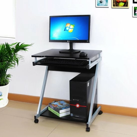 Coupon 😉 Hoppa! Computertafel Bureau Op Wielen - Verrijdbaar Computerbureau - Geschikt Voor PC / Apple Macbook IMac / Laptop Computer Bureau Meubel - Computermeubel Tafel - Zwart - 60x73x48 💯 6 Coupon 😉 Hoppa! Computertafel Bureau Op Wielen - Verrijdbaar Computerbureau - Geschikt Voor PC / Apple Macbook IMac / Laptop Computer Bureau Meubel - Computermeubel Tafel - Zwart - 60x73x48 💯 - Afbeelding 4