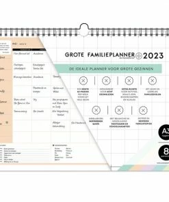 Beste Pirce ๐งจ SuccesPlanner Grote FamiliePlanner 2023 - A3 - Muurkalender Voor 8 Personen โ
