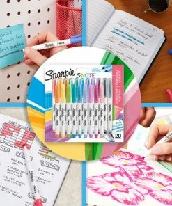 Alternative view of Beste recensies van 🛒 Sharpie S-Note Creatieve Kleurenmarkers | Markeren, Schrijven, Tekenen En Meer | Diverse Kleuren | Wigvormige Punt | 20 Stuks 😉