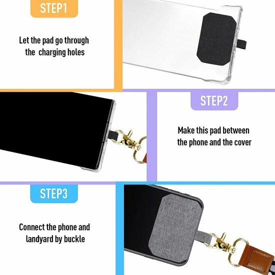 Beste deal 🥰 Mycramé 2 Stuks Nek En Pols Lanyard Sleutelhanger Keycord Met Badgehouder - Universeel Telefoonkoord/Telefoonketting - Pashouder/Kaarthouder Met Keykoord - Houder Voor Kaart/Sleutels - Telefoon/GSM Koord - Sleutelkoord -Transparant ID Pashouder Ketting 👍 10 Beste deal 🥰 Mycramé 2 Stuks Nek En Pols Lanyard Sleutelhanger Keycord Met Badgehouder - Universeel Telefoonkoord/Telefoonketting - Pashouder/Kaarthouder Met Keykoord - Houder Voor Kaart/Sleutels - Telefoon/GSM Koord - Sleutelkoord -Transparant ID Pashouder Ketting 👍 - Afbeelding 8