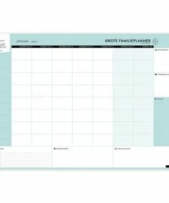 Beste Pirce 🧨 SuccesPlanner Grote FamiliePlanner 2023 - A3 - Muurkalender Voor 8 Personen ⌛ -A-journal shop 550x550 34