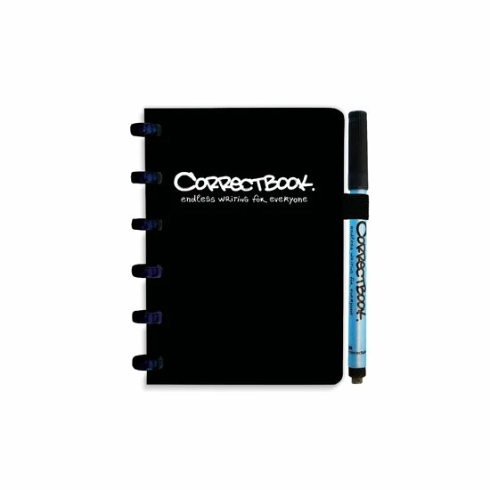 Flash-uitverkoop ๐ Whiteboard Notitieblok / Schrift - Correctbook - A6 - Gelijnd - Zwart ๐ 4 Flash-uitverkoop ๐ Whiteboard Notitieblok / Schrift - Correctbook - A6 - Gelijnd - Zwart ๐ - Afbeelding 2