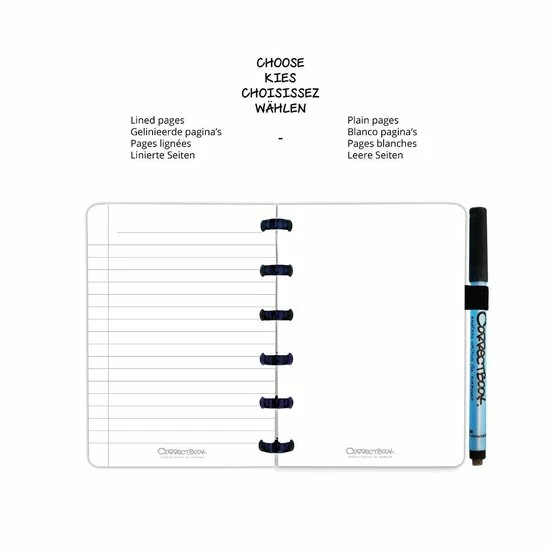 Flash-uitverkoop ๐ Whiteboard Notitieblok / Schrift - Correctbook - A6 - Gelijnd - Zwart ๐ 10 Flash-uitverkoop ๐ Whiteboard Notitieblok / Schrift - Correctbook - A6 - Gelijnd - Zwart ๐ - Afbeelding 8