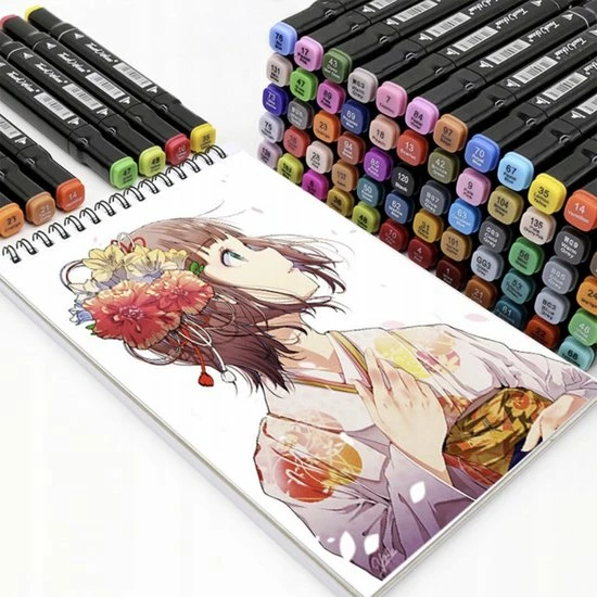 Gloednieuw ๐ Discountershop Dubbelzijdige Markering 80 St Twinmarkers XXL-set - Stift Met 80 St Twin Tip Markeerstift Dual Tip Permanente Sketch Marker 80 Kleuren Voor Kunstenaars Volwassenen Kinderen Tekenen Schilderen Ambachten Hoeveelheid 80 Stuks โจ 8 Gloednieuw ๐ Discountershop Dubbelzijdige Markering 80 St Twinmarkers XXL-set - Stift Met 80 St Twin Tip Markeerstift Dual Tip Permanente Sketch Marker 80 Kleuren Voor Kunstenaars Volwassenen Kinderen Tekenen Schilderen Ambachten Hoeveelheid 80 Stuks โจ - Afbeelding 6