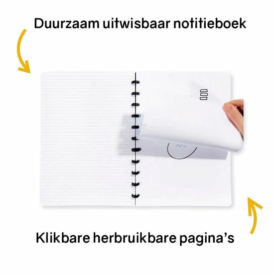 Uitgang ❤️ Greenstory - GreenBook Uitwisbaar Notitieboek - Lijn & Blanco - A4 - Blooming Blue 👍 5 Uitgang ❤️ Greenstory - GreenBook Uitwisbaar Notitieboek - Lijn & Blanco - A4 - Blooming Blue 👍 - Afbeelding 3