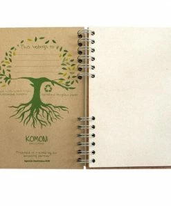 Flash-uitverkoop ❤️ KOMONI - Duurzaam Houten Schetsboek - Gerecycled Papier - Navulbaar - A5 - Blanco - Zwarte Wolf ✨ -A-journal shop 550x550 4