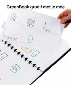 Uitgang ❤️ Greenstory - GreenBook Uitwisbaar Notitieboek - Lijn & Blanco - A4 - Blooming Blue 👍 15 Uitgang ❤️ Greenstory - GreenBook Uitwisbaar Notitieboek - Lijn & Blanco - A4 - Blooming Blue 👍 -A-journal shop 550x550 40