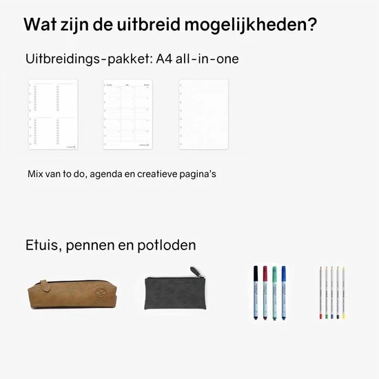 Uitgang ❤️ Greenstory - GreenBook Uitwisbaar Notitieboek - Lijn & Blanco - A4 - Blooming Blue 👍 11 Uitgang ❤️ Greenstory - GreenBook Uitwisbaar Notitieboek - Lijn & Blanco - A4 - Blooming Blue 👍 - Afbeelding 9
