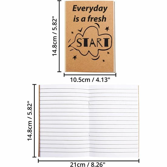Nieuw ๐คฉ Partizzle® Partizzle 24x Kraft Notitieboek A6 - Gelinieerd - Klein Notitieboekje - 10.5 X 14.8 Cm - Positieve Quotes โจ 5 Nieuw ๐คฉ Partizzle® Partizzle 24x Kraft Notitieboek A6 - Gelinieerd - Klein Notitieboekje - 10.5 X 14.8 Cm - Positieve Quotes โจ - Afbeelding 3